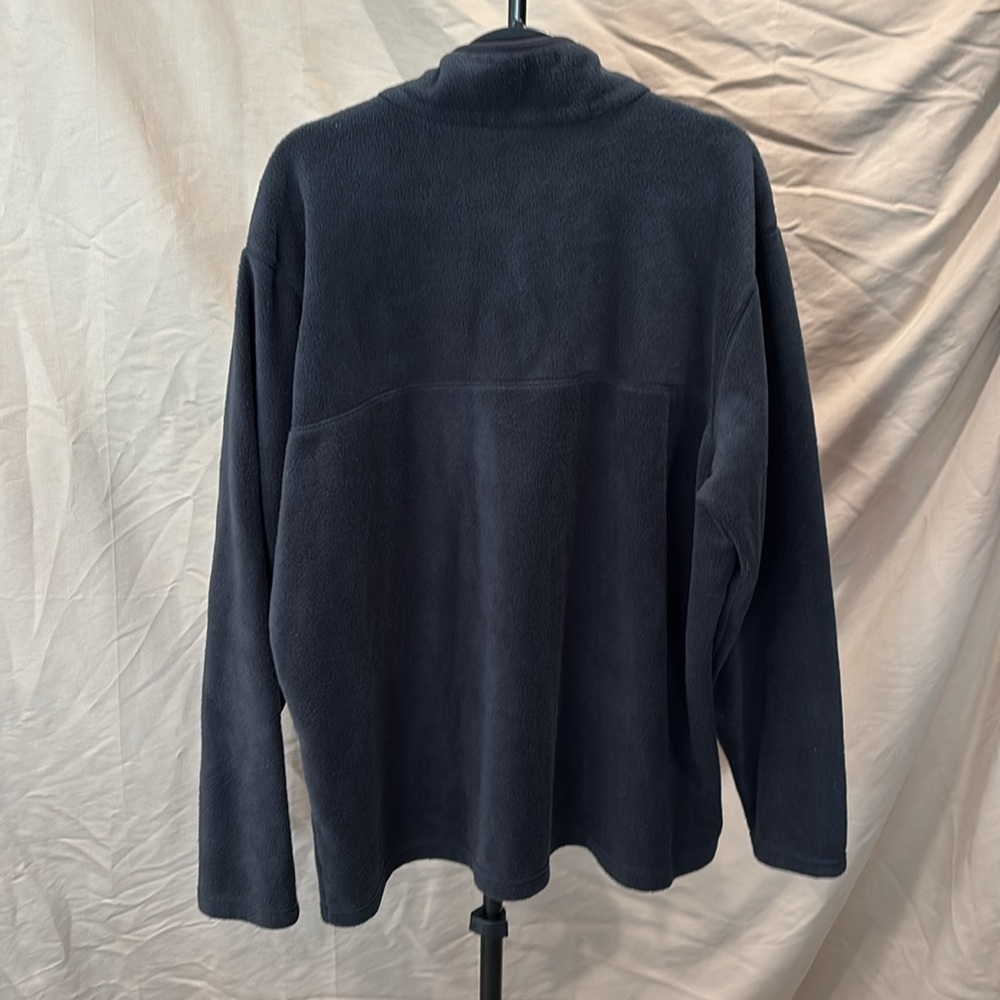 Columbia black pullover with snaps at collar size XXL - Picture 2 of 5